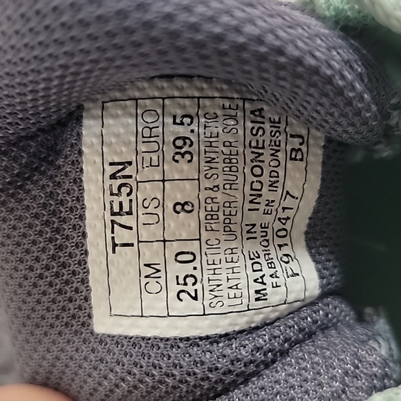 Asics Womens Gel Exalt 4 T7E5N Gray Teal Running Shoes Sneakers Size 8 - Picture 8 of 9